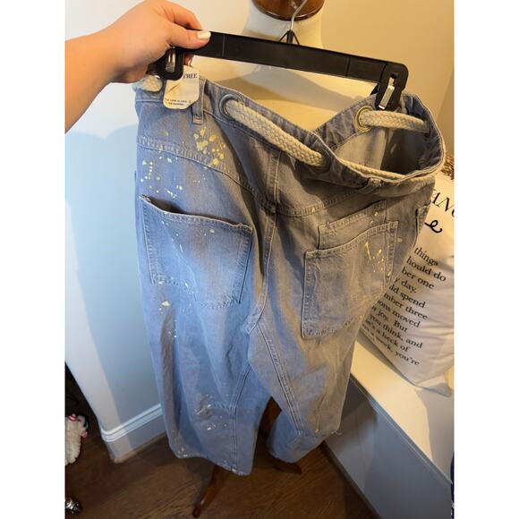 Free People Women's Moxie Low Slung Pull On Jeans Size 31 NWT Little Darlin - Picture 7 of 8